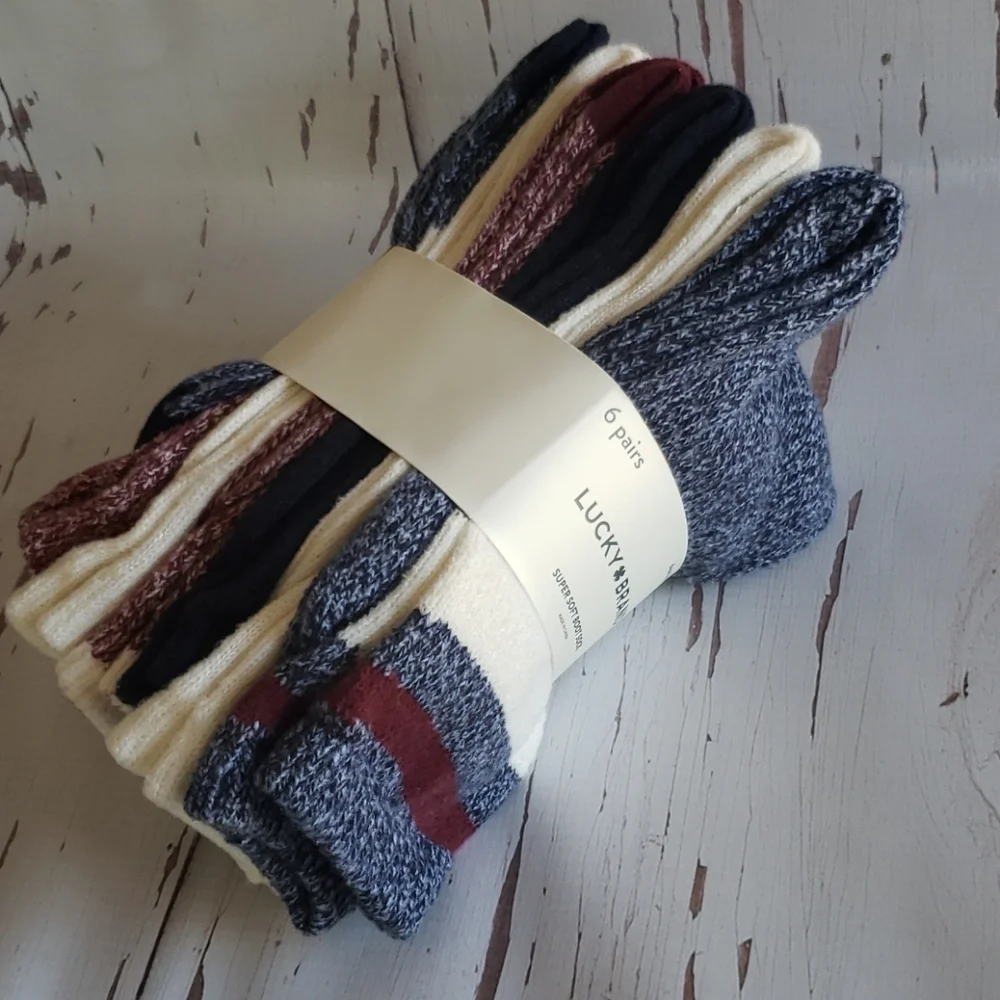 Lucky Brand Boot Socks 4-10 shoe size
